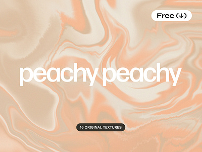 PEACHY PEACHY — 16 Textures Collection abstract background blend design download flowing fluid free freebie gradient liquid marble pastel peach peachy pixelbuddha texture textures wallpaper