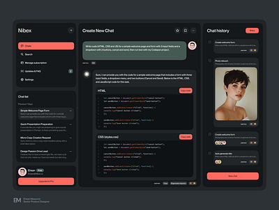 AI Text Base Concept (Dark Mode) 3d al animation dashboard ui