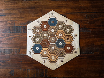 Catan board game catan game hand drawn handmade illustration laser cut laser engrave physical settlers of catan woodworking