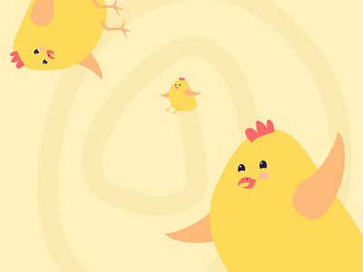 Meet Clucky: The Quirky Chicken Character! character design chicken illustration ui