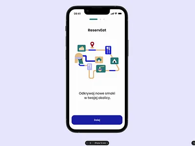 ReservEat Mobile App animation graphic design motion graphics ui ux