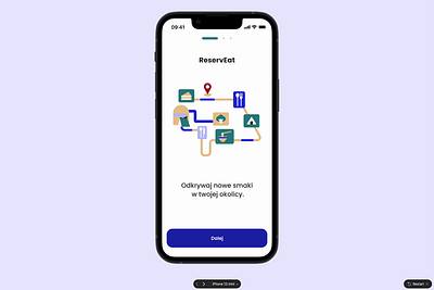ReservEat Mobile App animation graphic design motion graphics ui ux