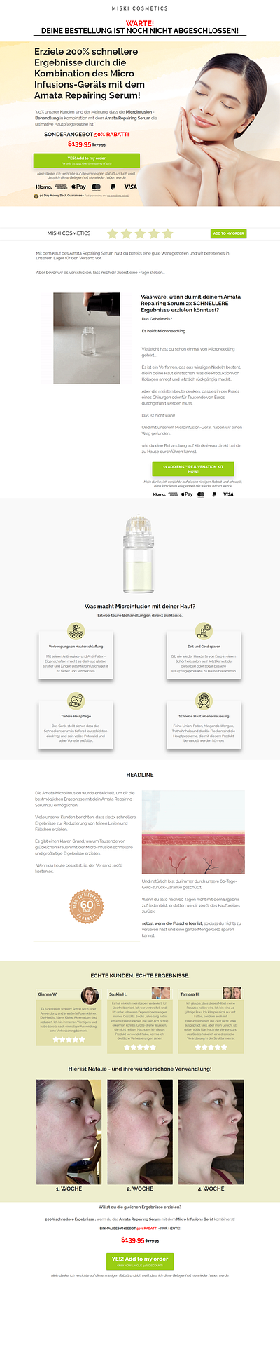 Miski-Cosmetics funnel on funnelish 100 responsive template clone funnelish website clone template clone website funnelish funnel funnelish new 2024 funnelish template landing page