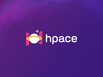 Logo | H-Space app branding colorful design globe logo graphic design h letter h logo illustration logo modern shine space star logo trending typography vector