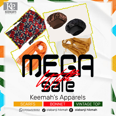 Mega Sale branding graphic design