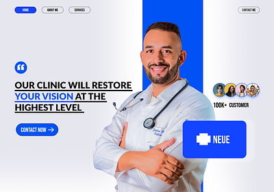 Healthcare website design branding healthcare site ui webdesign