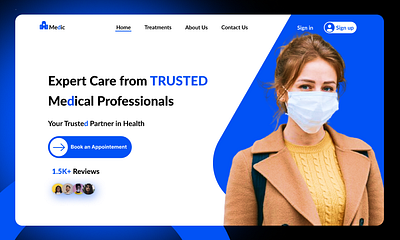 Health care website Design healthcare website ui ux web design