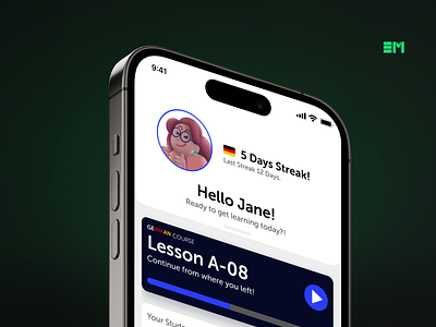 Language Learning App: An Education App appdesign appuserexperience language app mobileappdesign mobileux ui uidesign ux