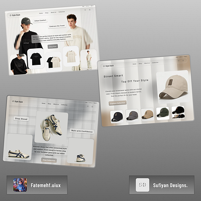 Stack Style: UI Design. branding business cap chatgpt collab design ecommerce figma freelance landing page practice shoe smallbusiness tshirt ui uidesign web web design website work