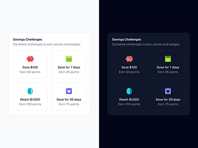 Saving Reward Cards 💰 card cards design minimal saas shadcn tailwind tailwindcss ui web design