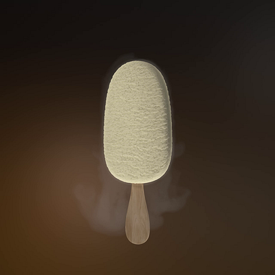 Ice Cream Simulation 3d animation fluid houdini looping motion graphics redshift