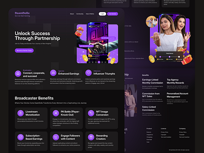 Crypto Landing Page Design app design blockchain crypto landing page crypto staking landing page cryptocurrency cryptocurrency website defi website design ico landing page saas solana ui ux web design web3