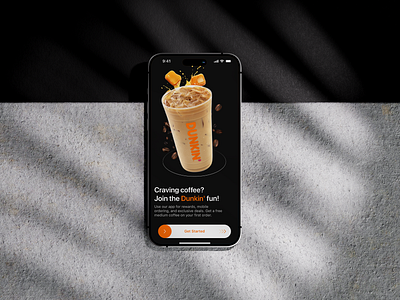 Coffee Ordering App coffee graphic design homepage ios mobile order ui ux