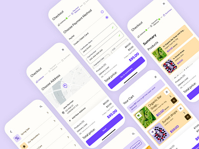 Skincare E-Commerce Mobile App app beauty app design digital design e commerce graphic design mockups product design skincare app ui ui design uiux design ux