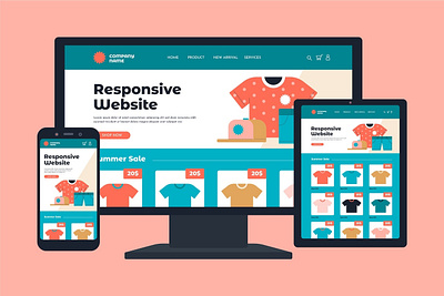 E-commerce Website Responsive Device View design e commrce website website design website development woocommerce