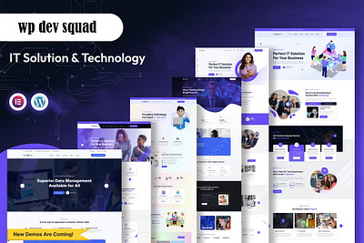 IT Solution & Technology Website it it webiste webdesign