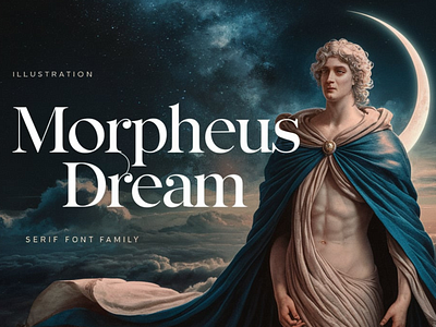 Morpheus Dream - Serif font family design graphic design illustration vector