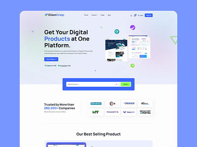 Product Marketplace Design Concept design figma home page landing page product landing template design typography ui ux