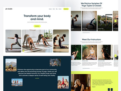 Website landing fitness health healthcare landing page medical web webdesign wellness