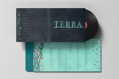 Terra Live floral graphic design illustration terra typography vinyl vinyl design