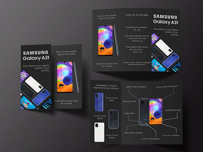 Brochure Design | Samsung Galaxy adobe photoshop advert design branding branding design brochure design graphic design marketing collateral marketing design print design print marketing print marketing design print media tri fold brochure