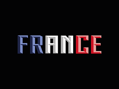 FRANCE france lettering typography