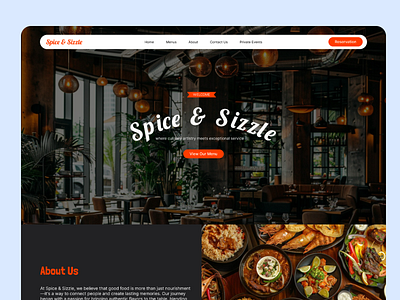 Restaurant Homepage Website Design branding design figma figma design food food website graphic design home screen homepage design illustration logo product design restaurant restaurant website ui uiux ux website website design website uiux design