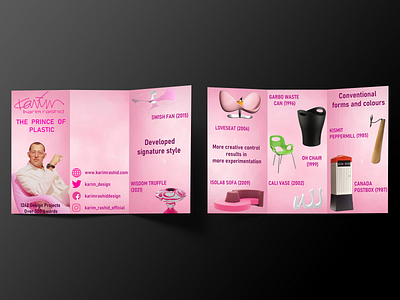 Brochure Design | Karim Rashid adobe photoshop advert design branding brochure design graphic design karim rashid marketing collateral photoshop print design print marketing print marketing design print marketing material tri fold brochure