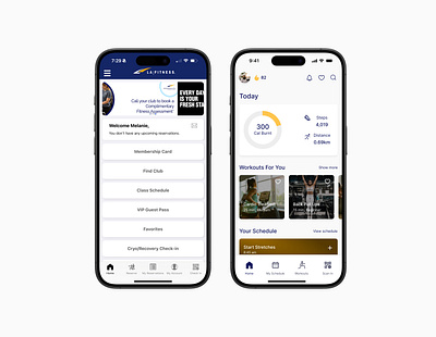 LA Fitness Redesign App | Daily UI #11 app appdesign dailyui design figma fitness gym ios ui uidesign ux uxdesign uxui