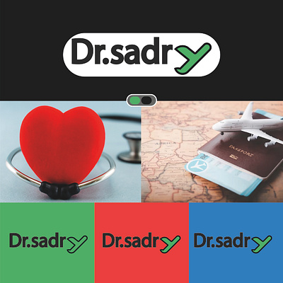 Dr.sadry branding graphic design logo ui