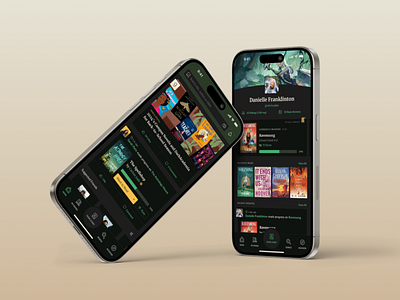 Goodreads — Redesign & Dark Mode Concept app design mobile product ui ux