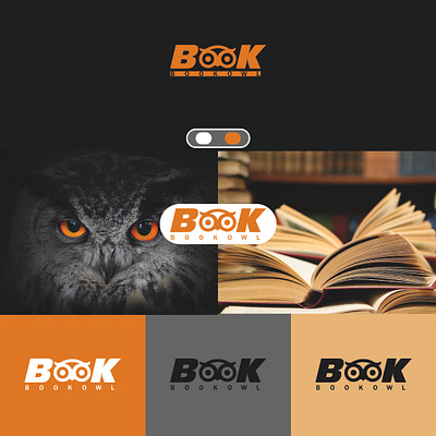 Book OWL branding graphic design logo ui