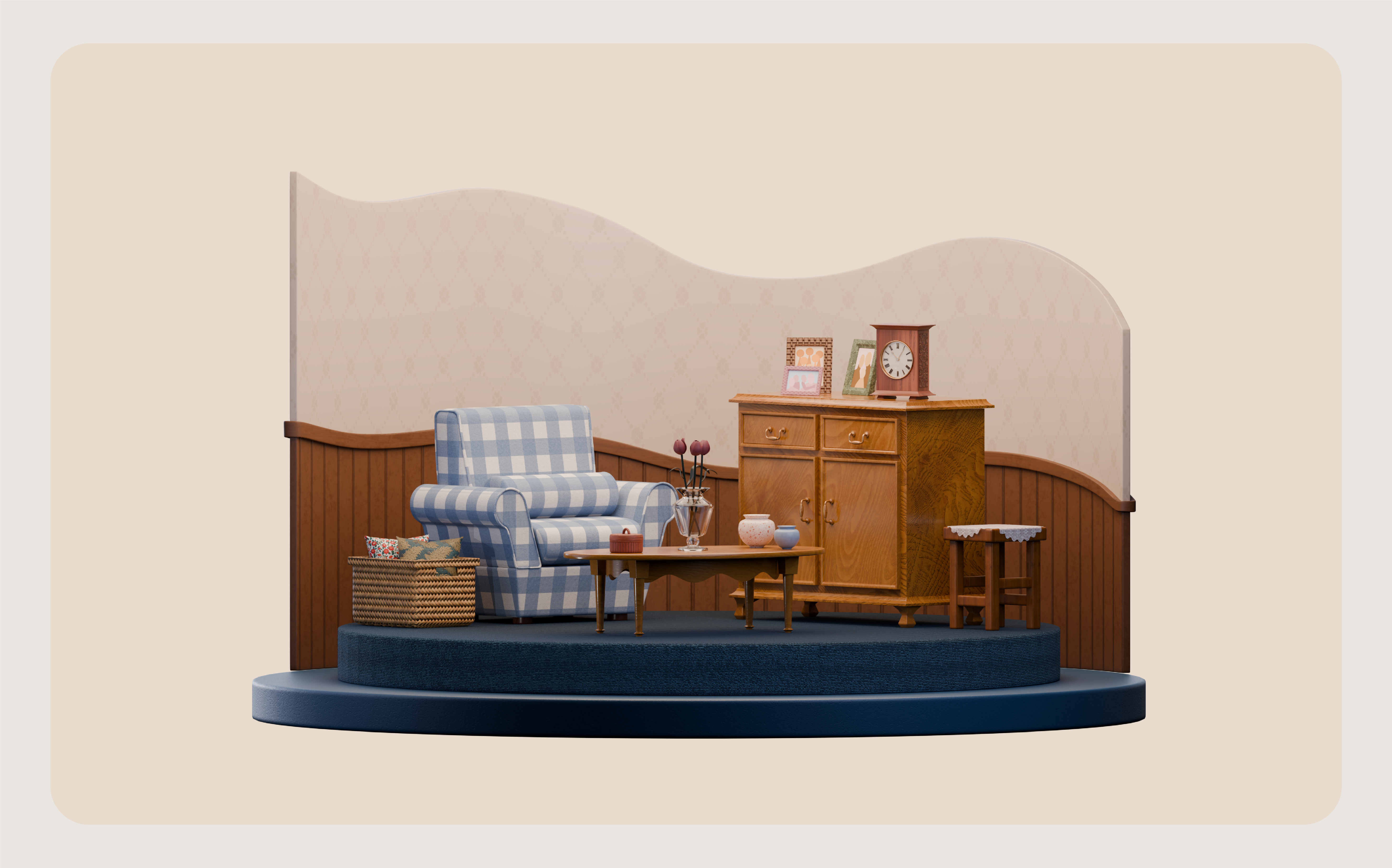 #GrandmaCore 03 3d 3dart 3dillustration 3dmodeling blender design illustration