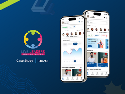 Liver Leaders App Design 3d app design buyer app case study graphics design home page live live app design prototype seller app shop app ui user interview user persona ux visual design wireframe