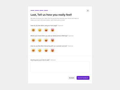 Customer survey answers customer survey design exploration digital design ecommerce emoji feedback form figma improve light mode mood product design questions saas satisfaction smiley ui ux web web design