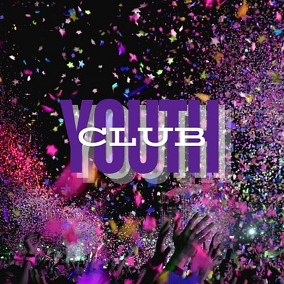 colorful club logo club graphic design logo youth