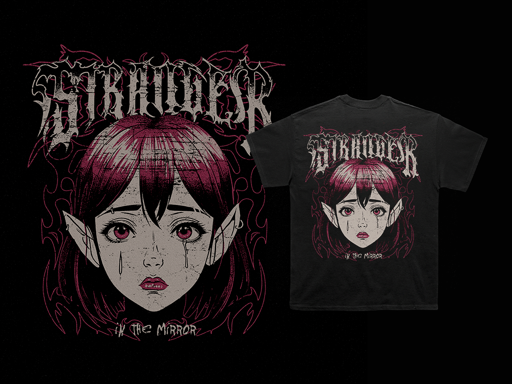 Stranger Design for sale anime apparel design graphicdesign illustration logo manga merch