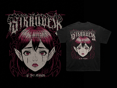 Stranger Design for sale anime apparel design graphicdesign illustration logo manga merch