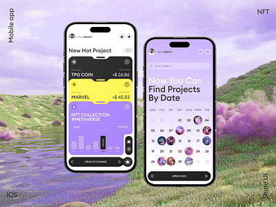 Project Management App app app design calendar collection dashboard design ios iphone management manager mobile mobile app nft planner project schedule task task list ui ux