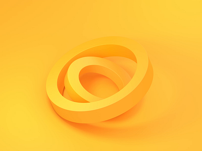 Minimalist animation 3d abstract animation background blender branding calm circles cover design elegant endless geometric identity loop minimal minimalist render shape yellow