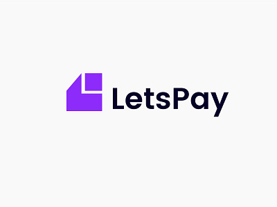 Letspay Logo Design. corporate identity creative logo l letter concept letspay logo lmodern brand logo logo design logos logotype modern brand