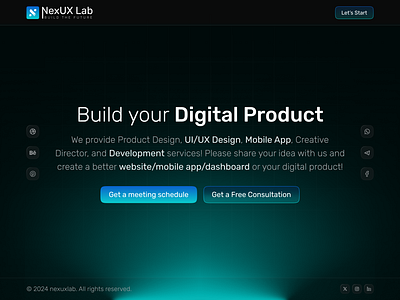 Website Design design landing page nexuxlab ui website website design website development