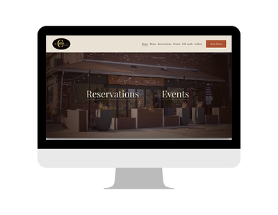 Restaurant Website Design web design