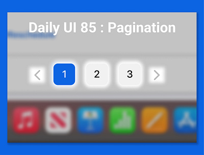 Daily UI 85 : Pagination daily ui daily ui 85 design figma pagination ui uidesign uidesigner uiux uiuxdesign uiuxdesigner ux uxdeisgner uxdesign