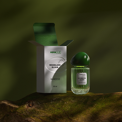 Packaging design for a beauty brand / perfume 3d adobe photoshop aesthetic beauty bottle box branding cinema 4d cosmetics graphic design green luxury minimalistic natural octane render packaging perfume premium product render skin care