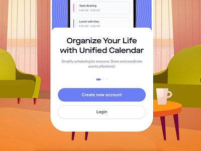 Onboarding Screen Interaction 🎨✨ clean design illustration interaction design motion smooth ui uidesign ux