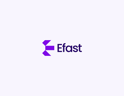 Efast is simple letter & combination Logo design e letter e letter logo e logo graphic design letter e letttering logo logo design minimalist simple logo