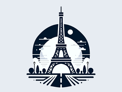 || PARIS || ART || art eiffel tower graphic design illustration minimal paris vector