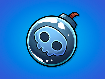 GUI Cartoon - Bomb Normal Icon 2d ability bomb bright cartoon collectible game game icon game item icon icon set illustration item nft reward skill special ui unlockable weapon