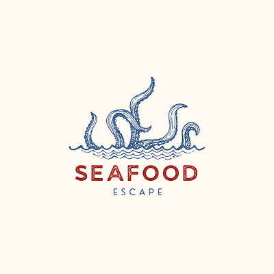 Seafood Restaurant Logo Concept branding graphic design logo